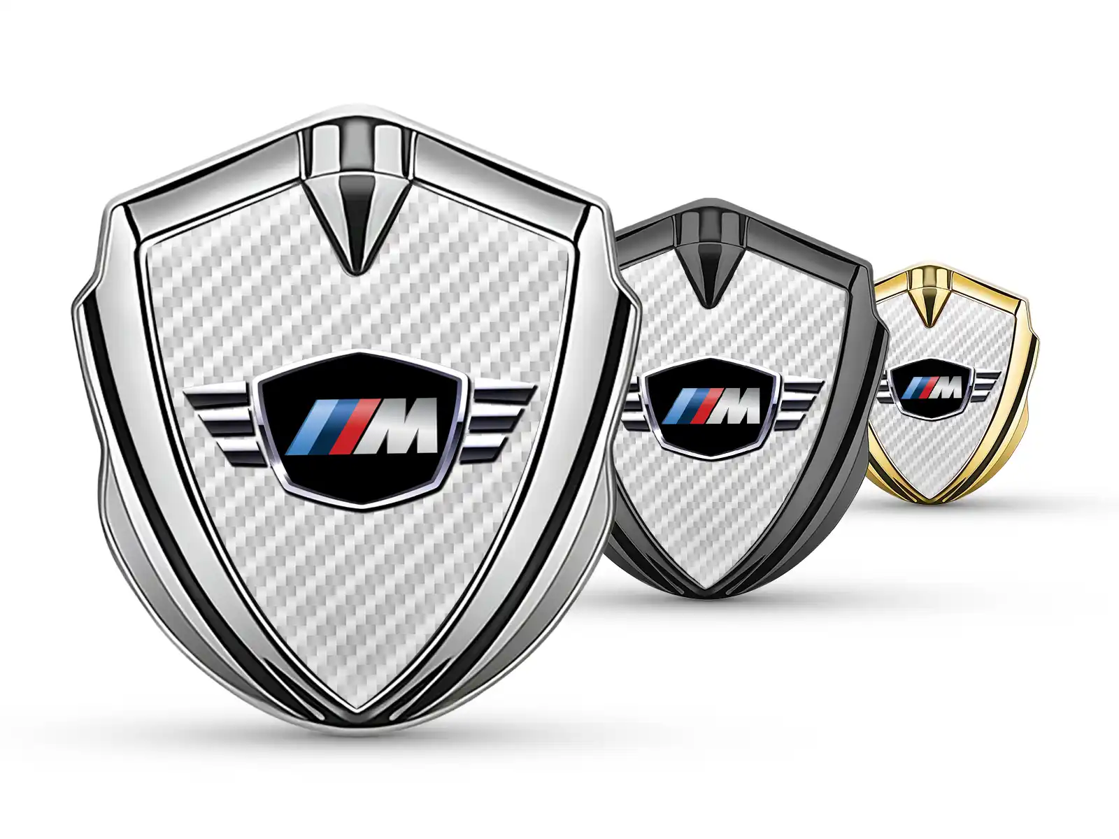 BMW Abzeichen Selbstklebend Pro Stil Legierung Finish